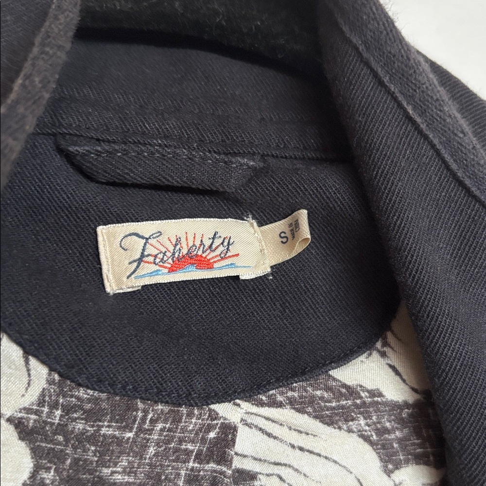Faherty 100% Cotton Navy Chore Coat, S - Picture 2 of 7